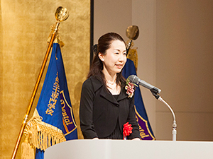 大阪府歯科衛生士会の丸山直美会長