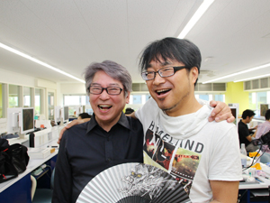 左が大畠氏、右が大川氏。日本に２人しかいないドイツ歯科技工士マイスター